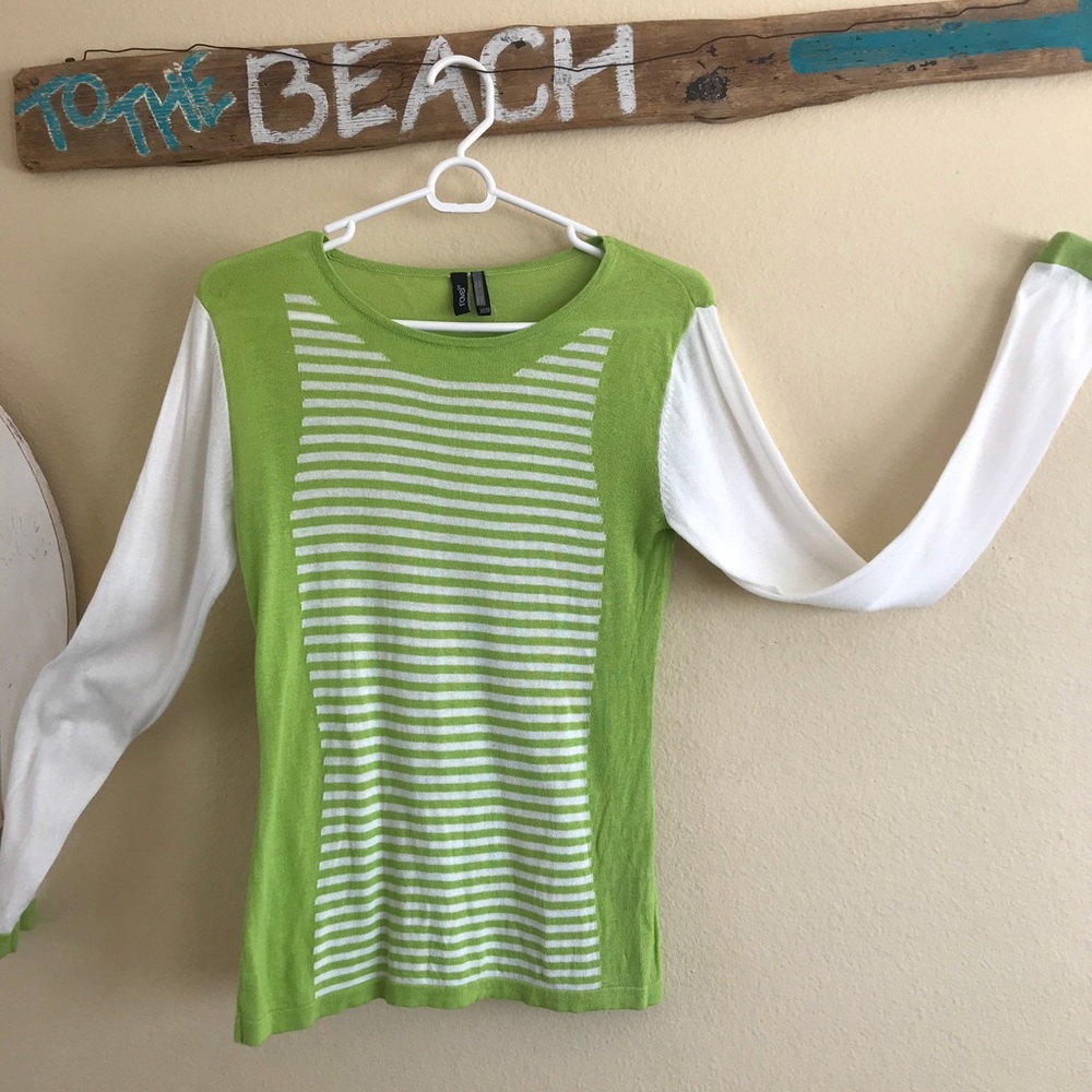 Ravel soft, pretty, stripe and solids sweater